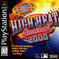 High Heat Baseball 2000 Playstation US box art
